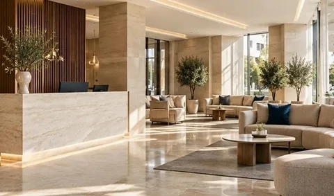 Espacio de hoteles, imagen conceptual